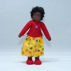 Mother Doll (4.5" handmade bendable felt doll)