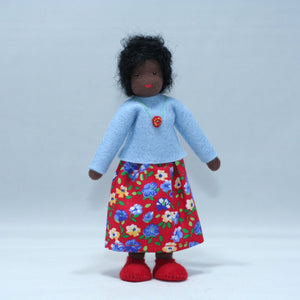 Mother Doll (4.5" handmade bendable felt doll)