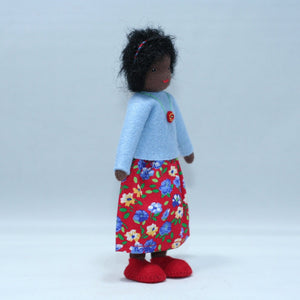 Mother Doll (4.5" handmade bendable felt doll)