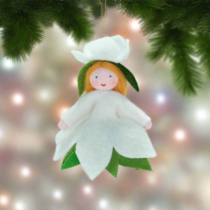 Christmas Rose Princess | Waldorf Doll Shop | Eco Flower Fairies | Handmade by Ambrosius