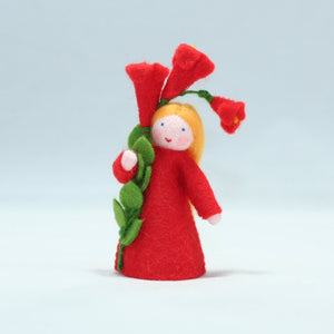 Ocotillo Fairy (3" handmade decorative felt doll)