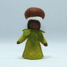 Chestnut Mother and Baby (3" handmade decorative felt doll set)