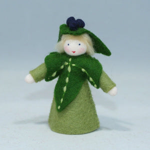 Ivy Fairy (handmade decorative felt doll) - Eco Flower Fairies LLC - Waldorf Doll Shop - Handmade by Ambrosius