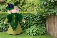 Ivy Fairy (handmade decorative felt doll) - Eco Flower Fairies LLC - Waldorf Doll Shop - Handmade by Ambrosius