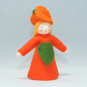 Japanese Lantern Fairy (handmade decorative felt doll) - Eco Flower Fairies LLC - Waldorf Doll Shop - Handmade by Ambrosius