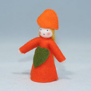 Japanese Lantern Fairy (handmade decorative felt doll) - Eco Flower Fairies LLC - Waldorf Doll Shop - Handmade by Ambrosius