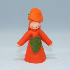 Japanese Lantern Fairy (handmade decorative felt doll) - Eco Flower Fairies LLC - Waldorf Doll Shop - Handmade by Ambrosius