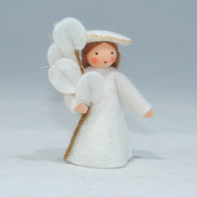 Lunaria Fairy (handmade decorative felt doll) - Eco Flower Fairies LLC - Waldorf Doll Shop - Handmade by Ambrosius