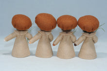 Brown Mushroom Fairy (handmade decorative felt doll) - Eco Flower Fairies LLC - Waldorf Doll Shop - Handmade by Ambrosius