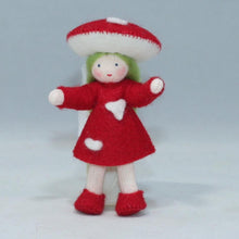 Mushroom Family (handmade bendable felt doll set) - Eco Flower Fairies LLC - Waldorf Doll Shop - Handmade by Ambrosius