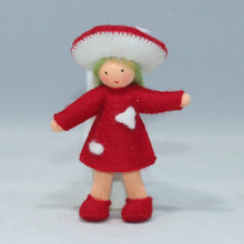 Mushroom Family (handmade bendable felt doll set) - Eco Flower Fairies LLC - Waldorf Doll Shop - Handmade by Ambrosius