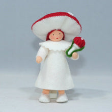 Mushroom Family (handmade bendable felt doll set) - Eco Flower Fairies LLC - Waldorf Doll Shop - Handmade by Ambrosius