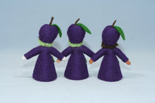 Plum Fairy (handmade decorative felt doll) - Eco Flower Fairies LLC - Waldorf Doll Shop - Handmade by Ambrosius