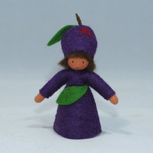 Plum Fairy (handmade decorative felt doll) - Eco Flower Fairies LLC - Waldorf Doll Shop - Handmade by Ambrosius