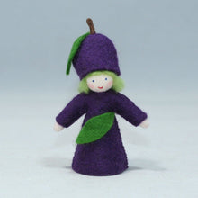 Plum Fairy (handmade decorative felt doll) - Eco Flower Fairies LLC - Waldorf Doll Shop - Handmade by Ambrosius