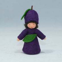 Plum Fairy (handmade decorative felt doll) - Eco Flower Fairies LLC - Waldorf Doll Shop - Handmade by Ambrosius