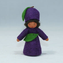 Plum Fairy (handmade decorative felt doll) - Eco Flower Fairies LLC - Waldorf Doll Shop - Handmade by Ambrosius