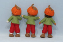 Pumpkin Siblings (handmade bendable doll set) - Eco Flower Fairies LLC - Waldorf Doll Shop - Handmade by Ambrosius