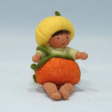 Pumpkin Siblings (handmade bendable doll set) - Eco Flower Fairies LLC - Waldorf Doll Shop - Handmade by Ambrosius