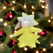 Star Fairy (handmade decorative felt doll) - Eco Flower Fairies LLC - Waldorf Doll Shop - Handmade by Ambrosius