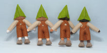 Gnome World - Garden Gnome Doll – 3” Handmade Felt Waldorf Decoration by Ambrosius