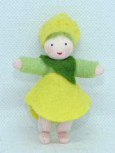 Lemon Baby (2.5" miniature bendable hanging felt doll)