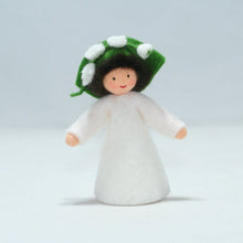 Handmade Lily of the Valley Fairy Doll by Ambrosius – Eco-Friendly Wool Felt Waldorf Toy from Eco Flower Fairies LLC