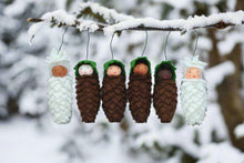 Handmade Pine Cone Baby Doll by Ambrosius – Eco-Friendly Wool Felt Waldorf Toy from Eco Flower Fairies LLC