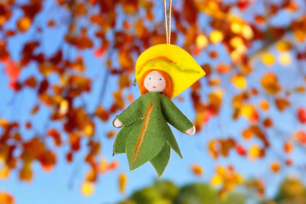 Handmade Poplar Princess Doll by Ambrosius – Eco-Friendly Wool Felt Waldorf Toy from Eco Flower Fairies LLC