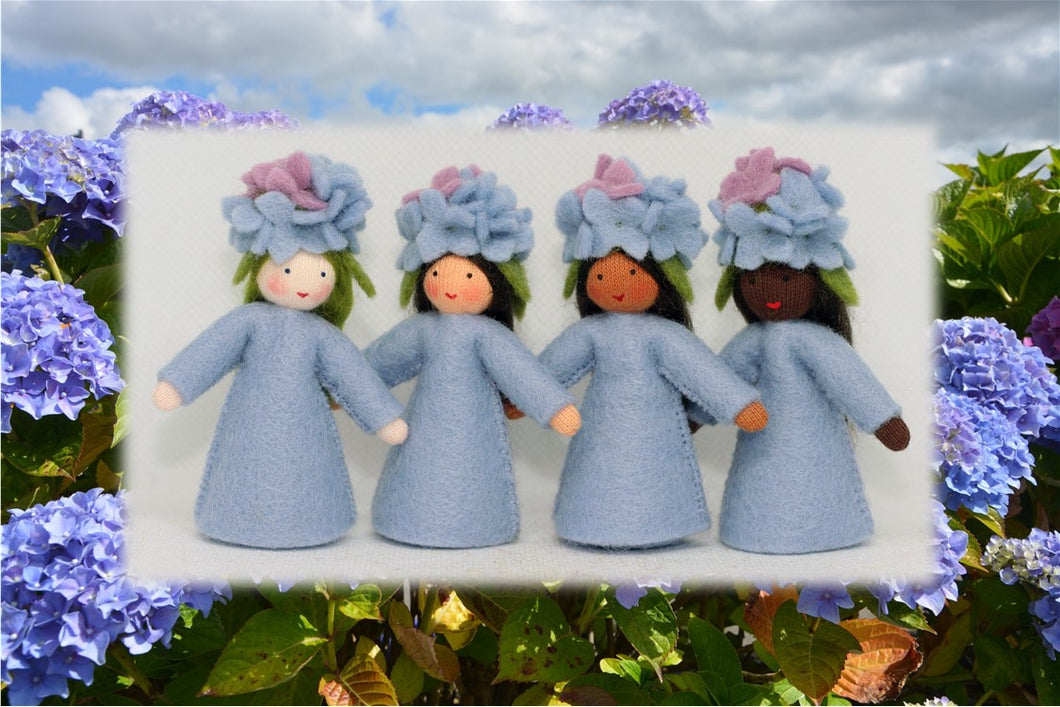 Hortensia Fairy | Waldorf Doll Shop | Eco Flower Fairies | Handmade by Ambrosius