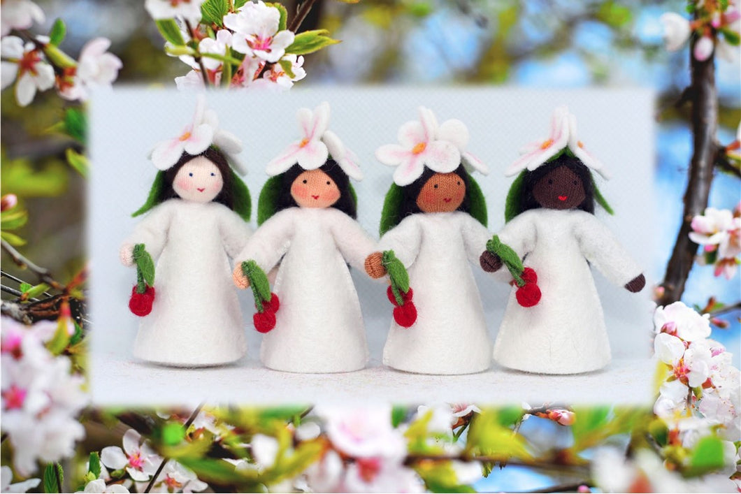 Cherry Blossom Fairy | Waldorf Doll Shop | Eco Flower Fairies | Handmade by Ambrosius