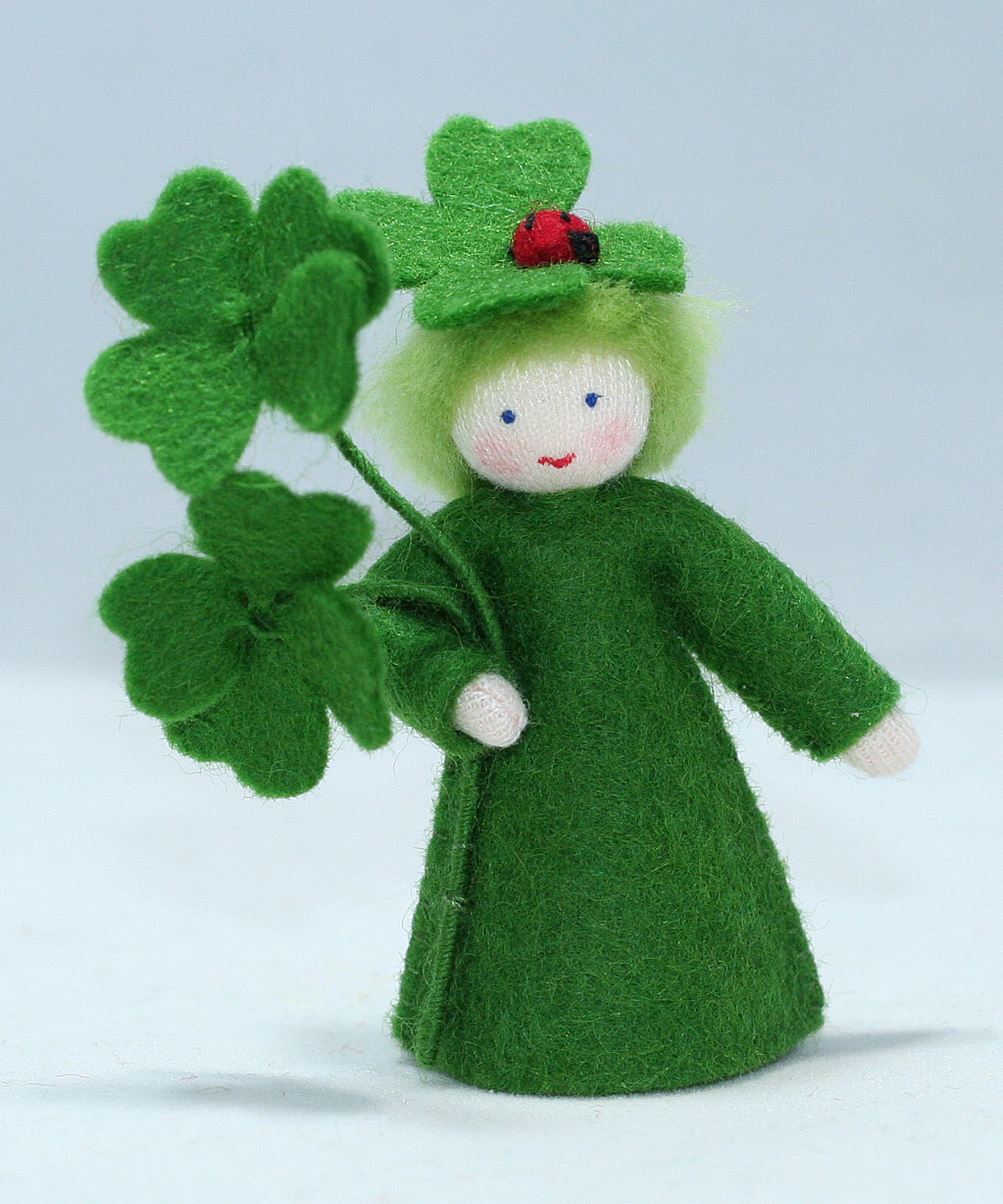 Clover Prince | Waldorf Doll Shop | Eco Flower Fairies | Handmade by Ambrosius