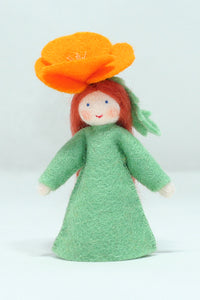 Golden Poppy Fairy | Waldorf Doll Shop | Eco Flower Fairies | Handmade by Ambrosius