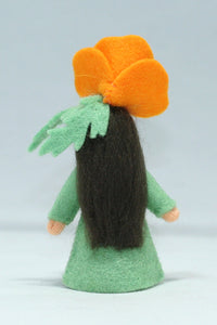 Golden Poppy Fairy | Waldorf Doll Shop | Eco Flower Fairies | Handmade by Ambrosius