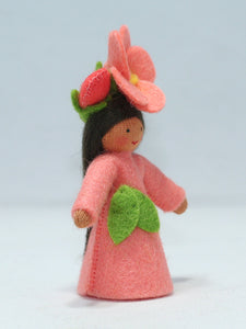 Flowering Quince Fairy | Waldorf Doll Shop | Eco Flower Fairies | Handmade by Ambrosius