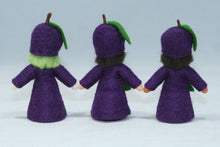 Plum Fairy (handmade decorative felt doll) - Eco Flower Fairies LLC - Waldorf Doll Shop - Handmade by Ambrosius