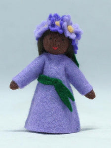Handmade Aster Fairy Doll by Ambrosius – Eco-Friendly Wool Felt Waldorf Toy from Eco Flower Fairies LLC