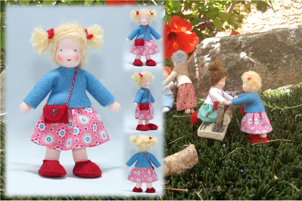 Waldorf Girl Doll (blonde) | Waldorf Doll Shop | Eco Flower Fairies | Handmade by Ambrosius