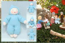 Baby Doll (miniature bendable felt doll, fair skin) - Eco Flower Fairies LLC - Waldorf Doll Shop - Handmade by Ambrosius