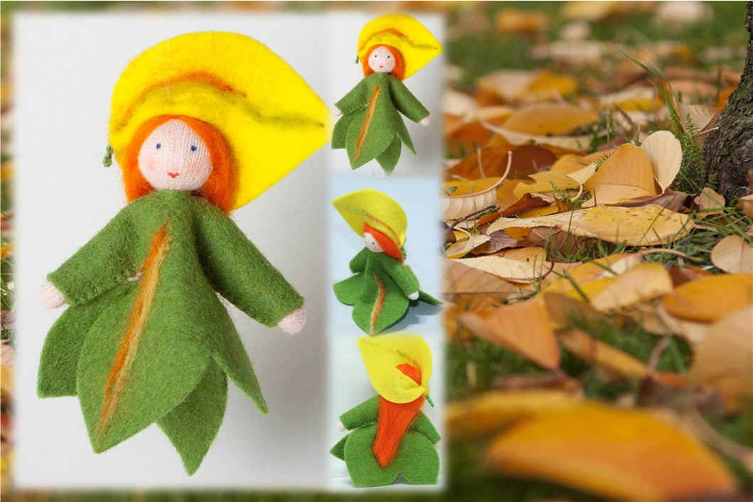 Poplar Leaf Princess | Waldorf Doll Shop | Eco Flower Fairies | Handmade by Ambrosius