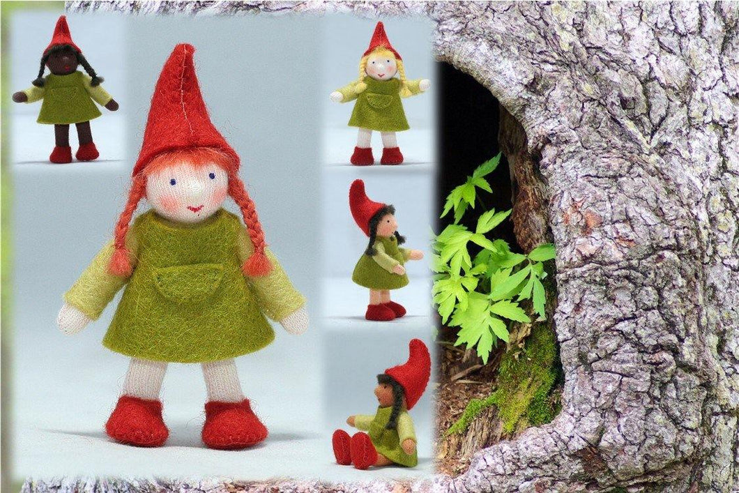 Forest Gnome Girl | Waldorf Doll Shop | Eco Flower Fairies | Handmade by Ambrosius