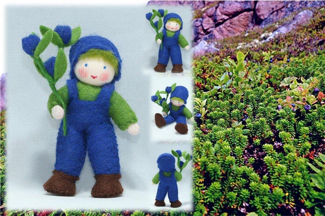 Blueberry Child | Waldorf Doll Shop | Eco Flower Fairies | Handmade by Ambrosius