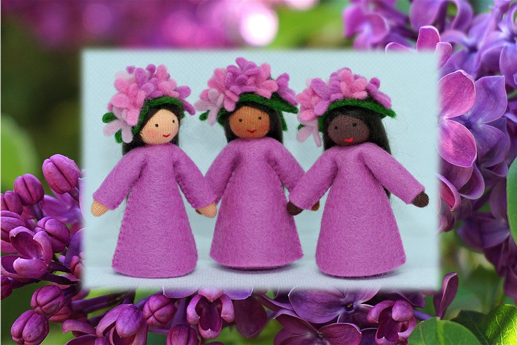 Lilac Fairy | Waldorf Doll Shop | Eco Flower Fairies | Handmade by Ambrosius