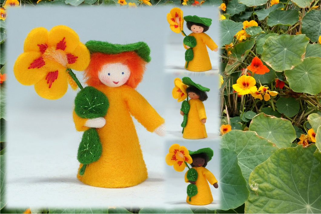 Nasturtium Prince | Waldorf Doll Shop | Eco Flower Fairies | Handmade by Ambrosius