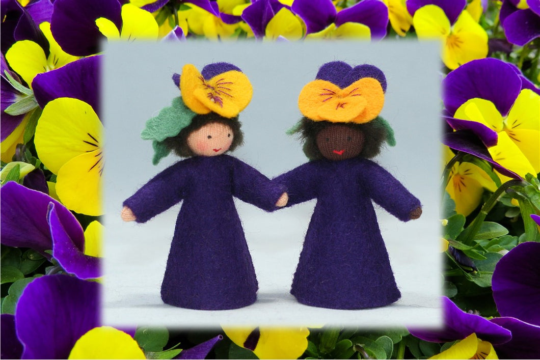 Pansy Prince | Waldorf Doll Shop | Eco Flower Fairies | Handmade by Ambrosius