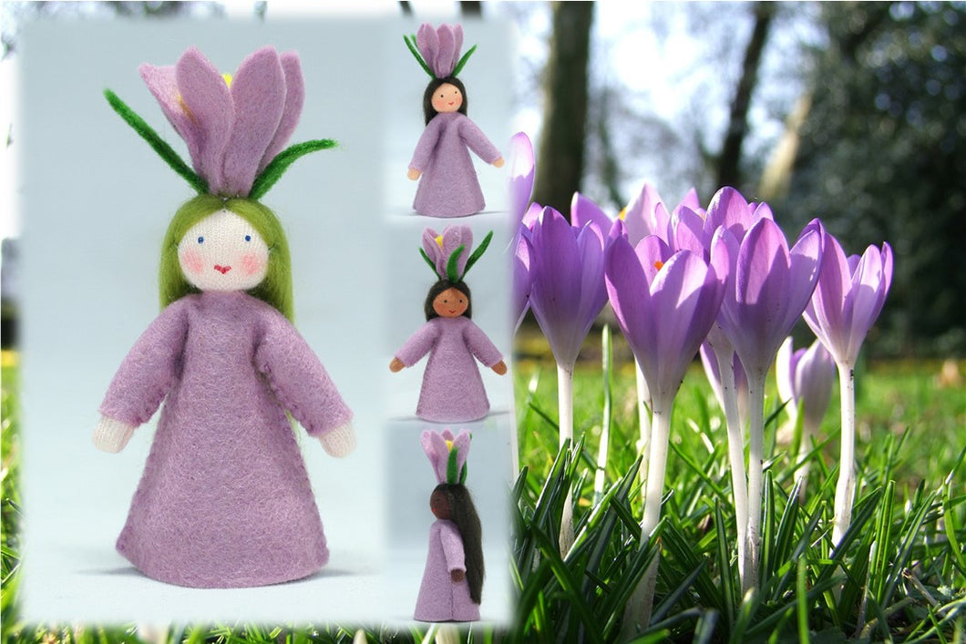 Crocus Fairy | Waldorf Doll Shop | Eco Flower Fairies | Handmade by Ambrosius