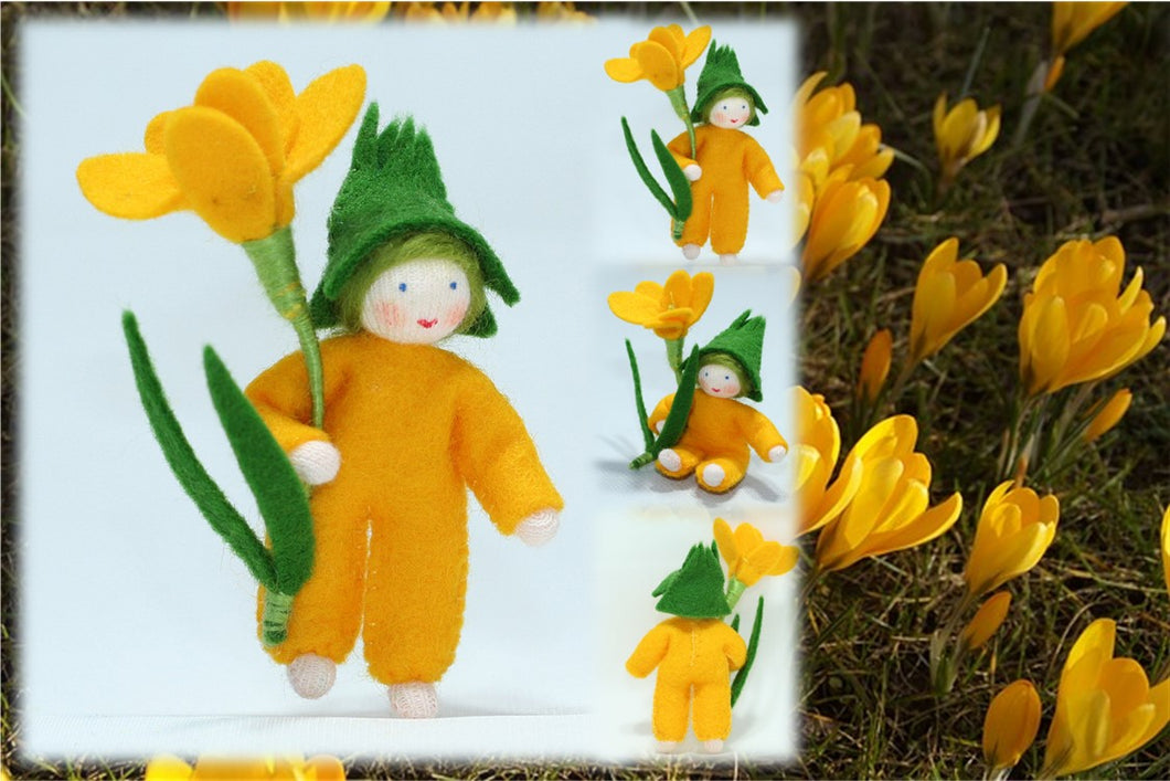 Crocus Baby | Waldorf Doll Shop | Eco Flower Fairies | Handmade by Ambrosius