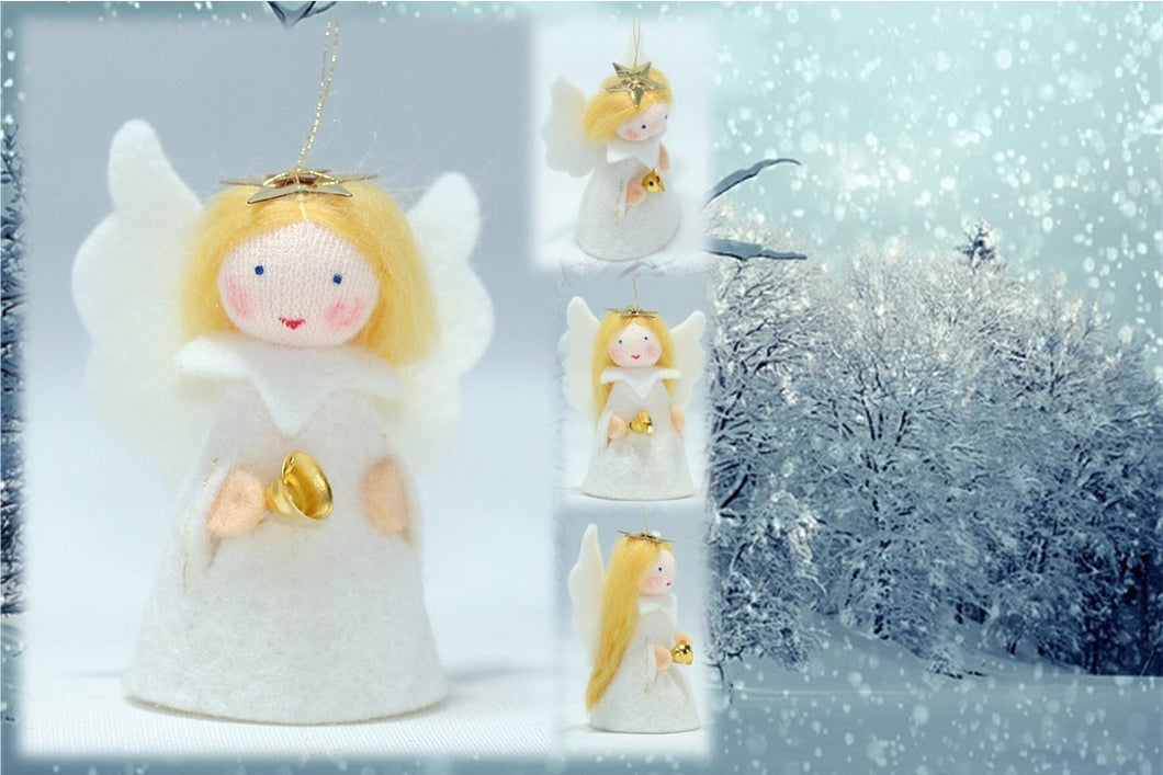 Jingle Angel | Waldorf Doll Shop | Eco Flower Fairies | Handmade by Ambrosius