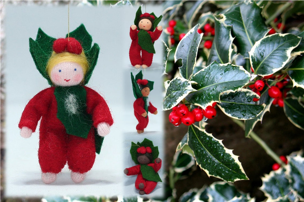 Baby Holly Berry | Waldorf Doll Shop | Eco Flower Fairies | Handmade by Ambrosius